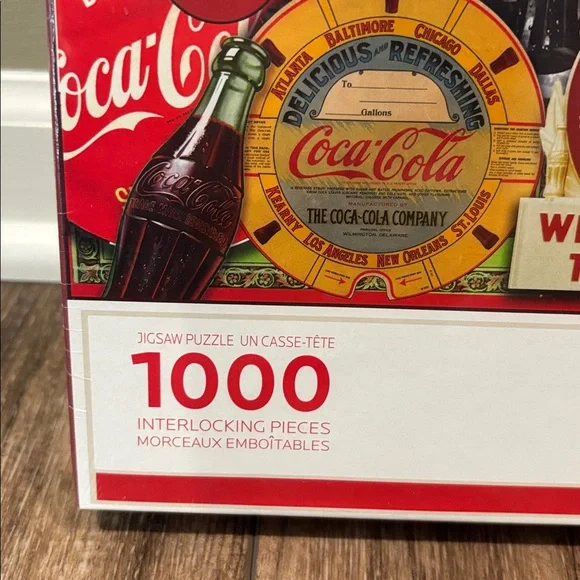 NEW Springbok puzzle Coca-Cola 1000 piece jigsaw puzzle - Picture 2 of 4